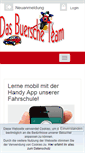 Mobile Screenshot of fahrschule-buersche-team-lernen.de